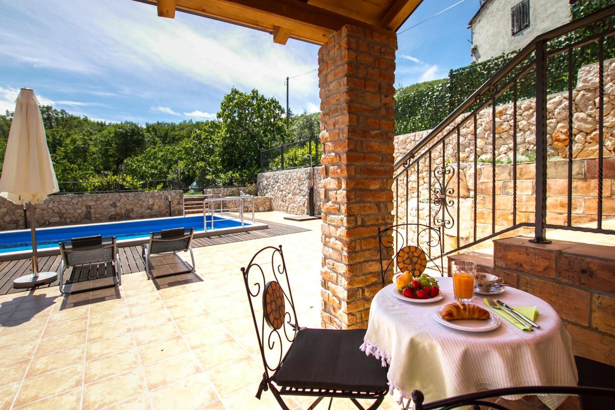 Villa Milena Brseč Eksteriør billede